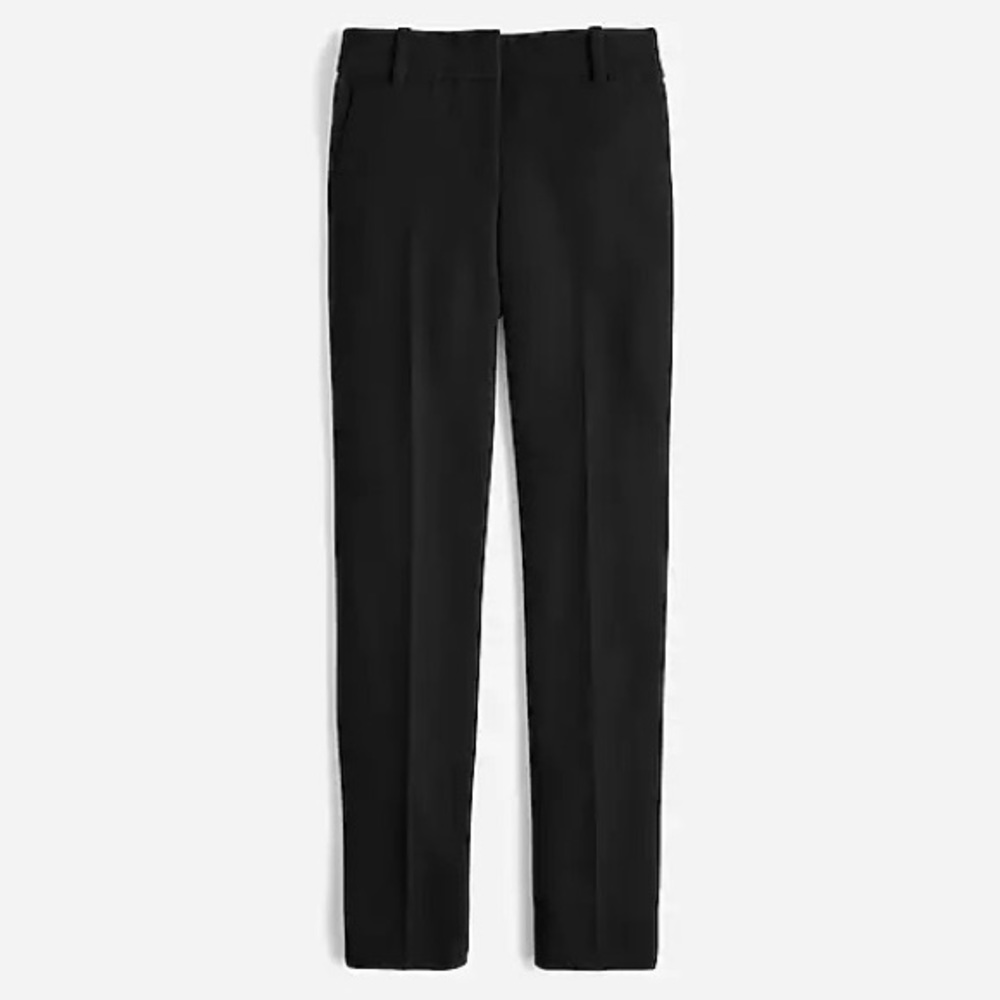 J. Crew Petite Cameron Slim Crop Pant in Four-Season Stretch, Black